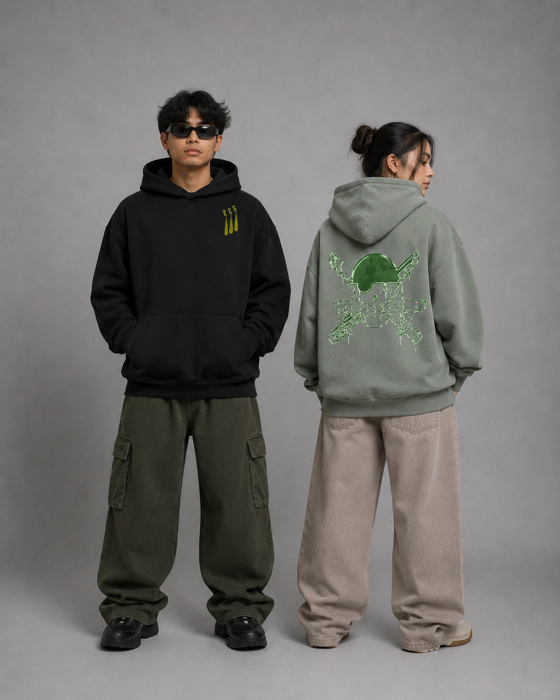 HOODIE SANTORYU BOXY OVERSIZE