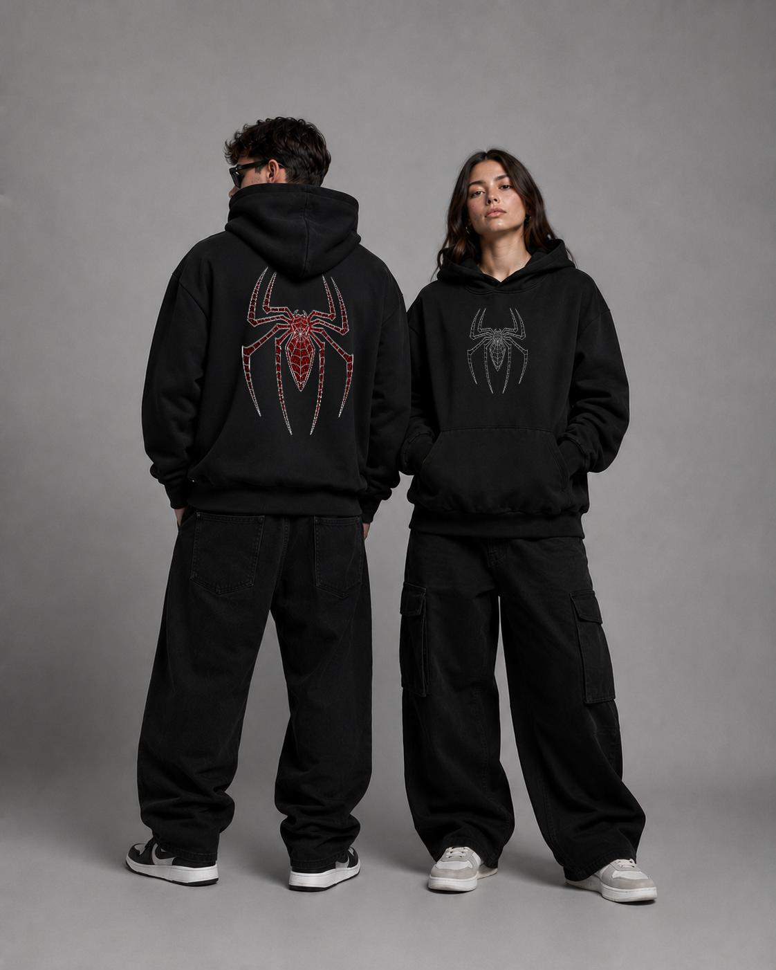 HOODIE SPIDER SENSE BOXY OVERSIZE