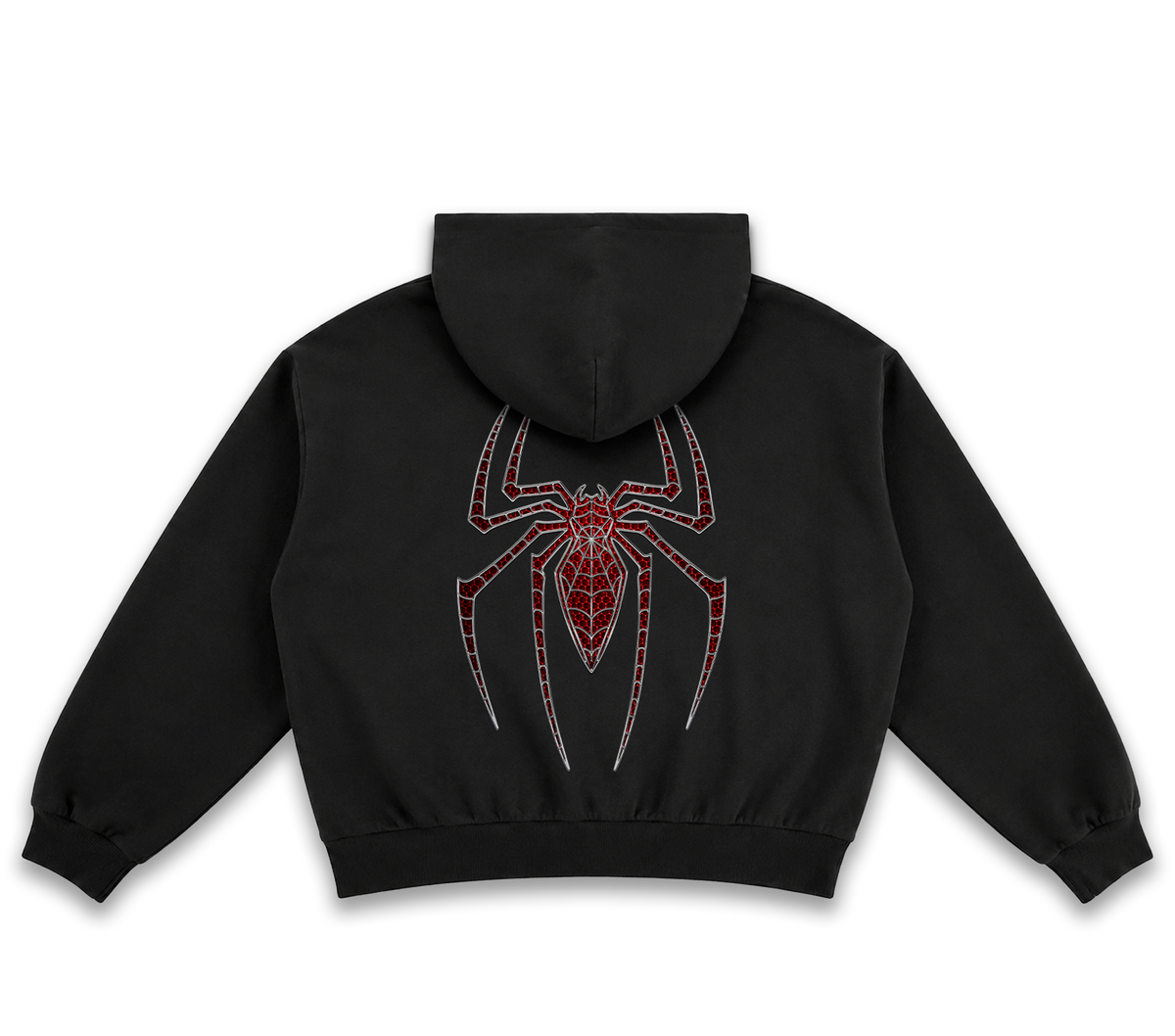 HOODIE SPIDER SENSE BOXY FIT - S / Rojo